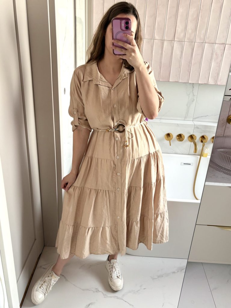 Sukienka z wiskozy Charlotte 💕camel