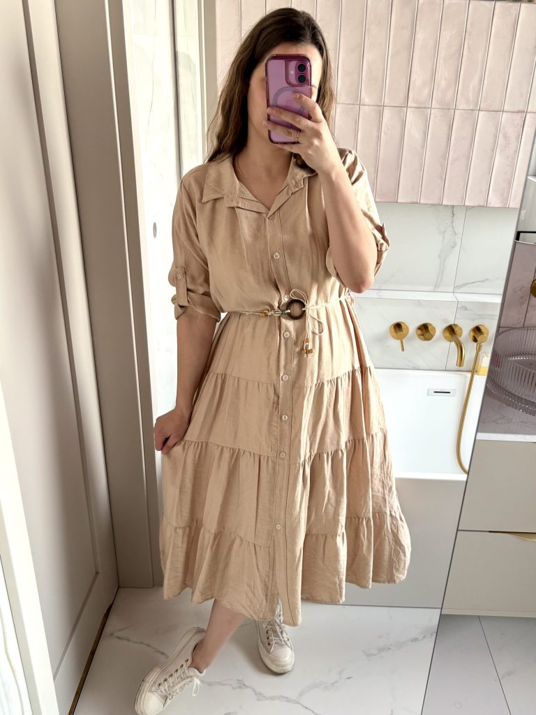 Sukienka z wiskozy Charlotte 💕camel