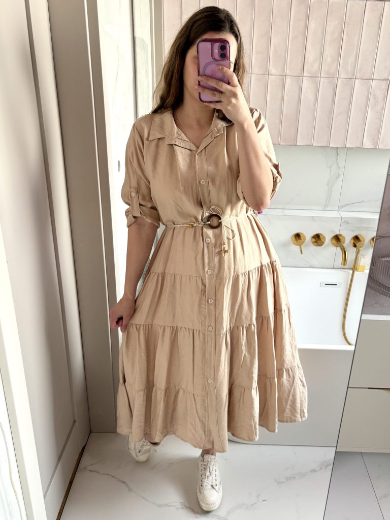 Sukienka z wiskozy Charlotte 💕camel