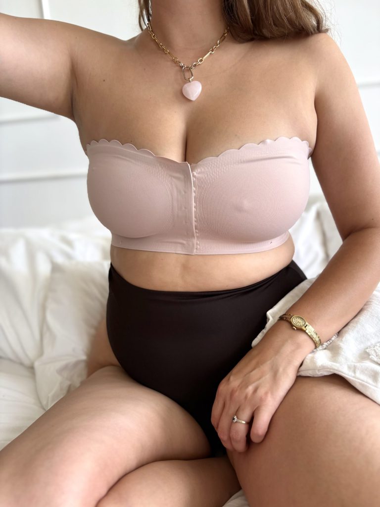 Top Bandeau Cute zapinany z przodu