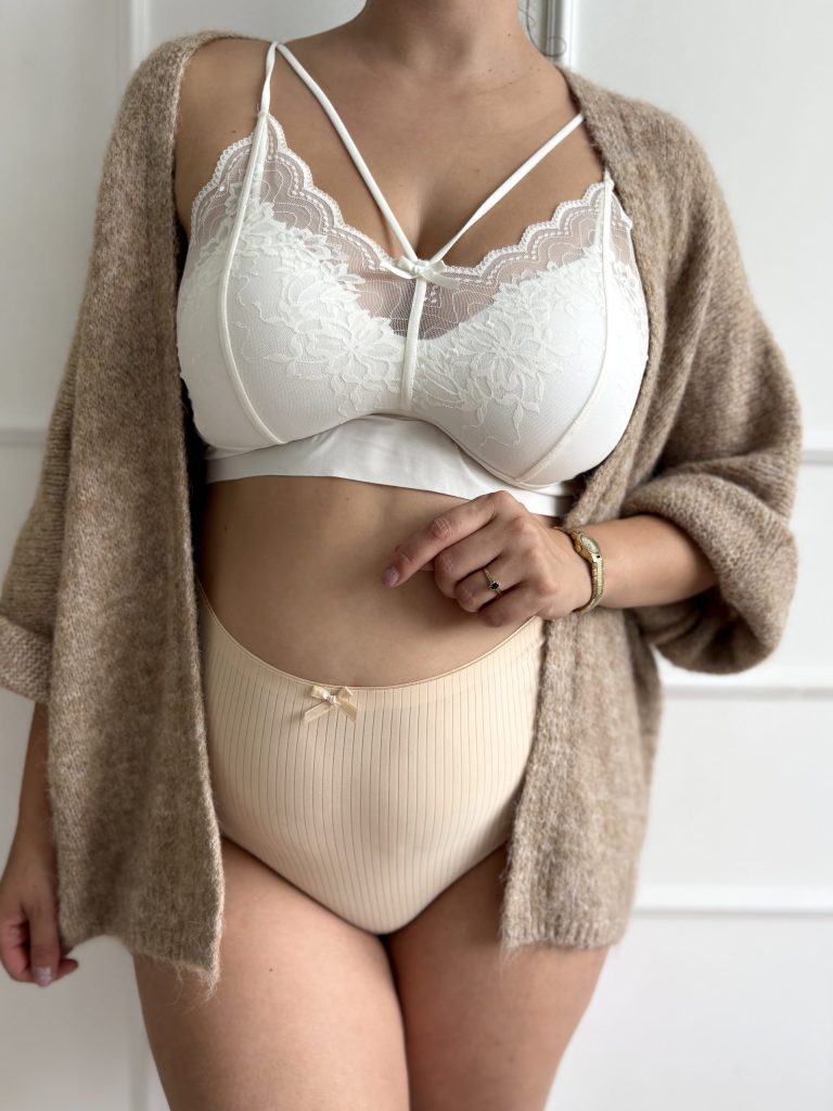 Sweter La Beau cappuccino